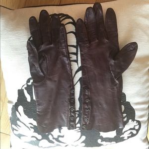 Leather gloves “Maison Scotch”